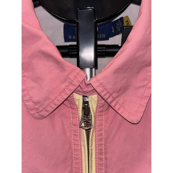 Polo Ralph Lauren Women's Pastel Color Block Poplin Windbreaker Jacket Size L - Picture 4 of 15